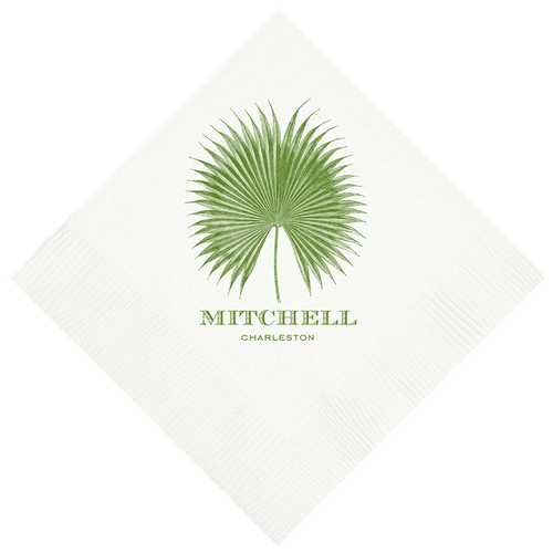 Customizable Palm Beverage Napkins
