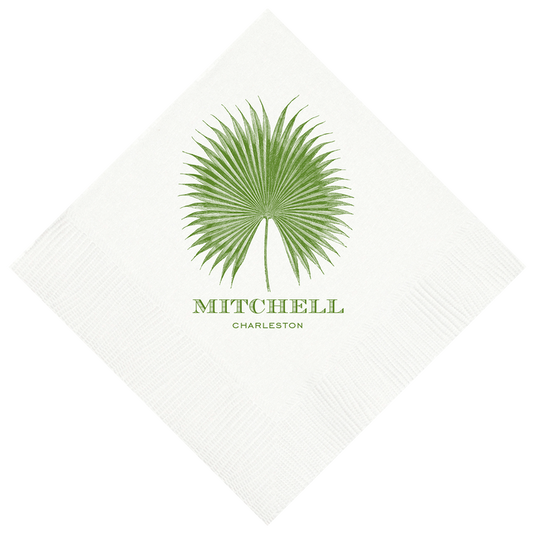 Customizable Palm Beverage Napkins