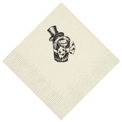 Customizable Sazerac Beverage Napkins
