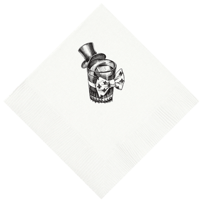 Customizable Sazerac Beverage Napkins