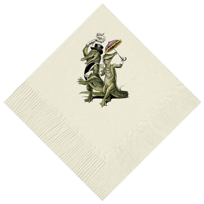 Customizable Second Line Gators Beverage Napkin