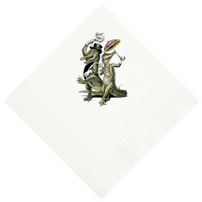 Customizable Second Line Gators Beverage Napkin