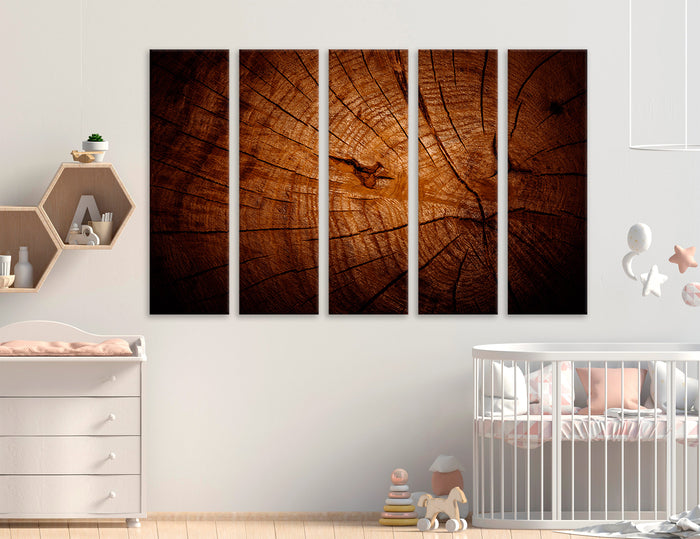 Dark Brown Canvas Print #1328
