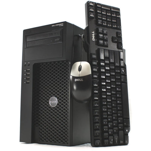 Dell Precision T1700 WorkStation - Intel Core i5-4570 Quad, 8GB Ram, NEW 240GB SSD, WIFI, DVDRW, Windows 10 Pro 64 bit, Keyboard/Mouse - Coretek Computers