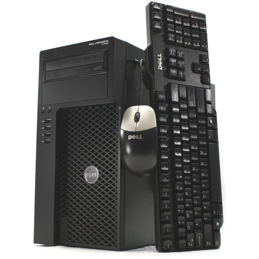 Dell Precision T1700 WorkStation - Intel Core i5-4570 Quad, 8GB Ram, NEW 240GB SSD, WIFI, DVDRW, Windows 10 Pro 64 bit, Keyboard/Mouse - Coretek Computers