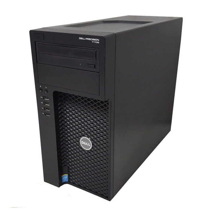 Dell Precision T1700 WorkStation - Intel Core i5-4570 Quad, 8GB Ram, NEW 240GB SSD, WIFI, DVDRW, Windows 10 Pro 64 bit, Keyboard/Mouse - Coretek Computers