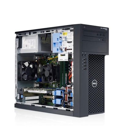 Dell Precision T1700 WorkStation - Intel Core i5-4570 Quad, 8GB Ram, NEW 240GB SSD, WIFI, DVDRW, Windows 10 Pro 64 bit, Keyboard/Mouse - Coretek Computers