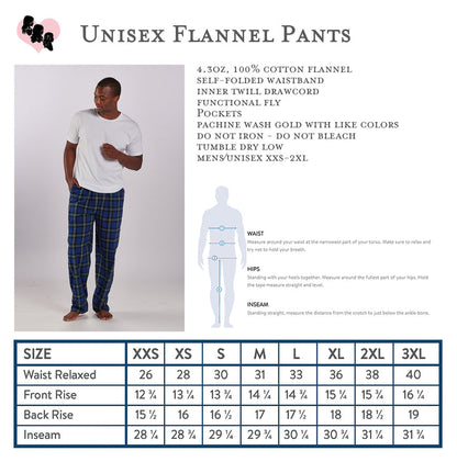 Delta Sigma Pi Flannel Pants