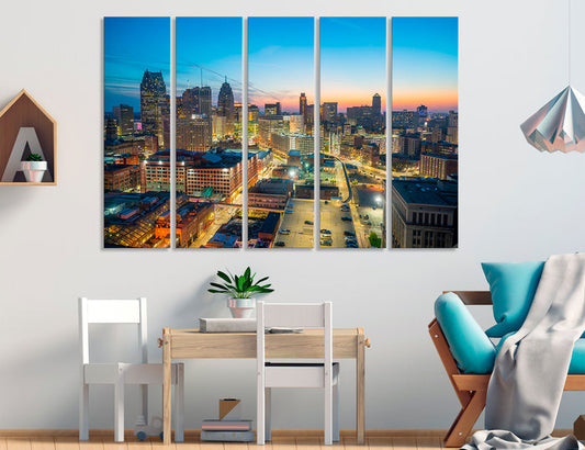 Detroit Canvas Print #9074