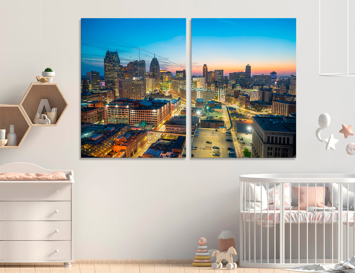 Detroit Canvas Print #9074