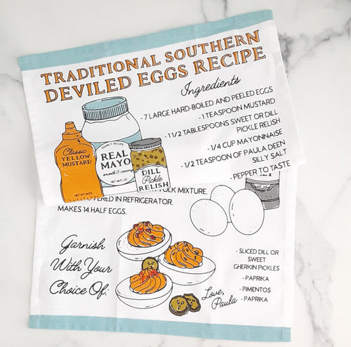 Deviled Eggs Recipe Towel