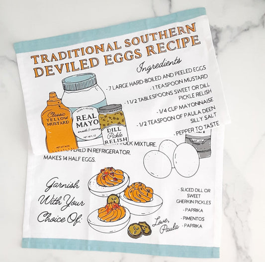 Deviled Eggs Recipe Towel