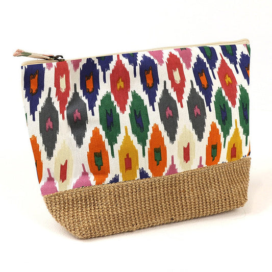 Diamond Ikat Print Travel Bag