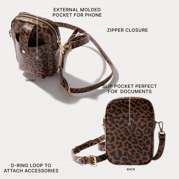 Dillon Bag - Leopard/Gold