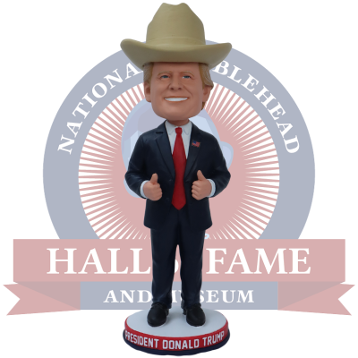 Donald Trump Cowboy Hat Bobblehead