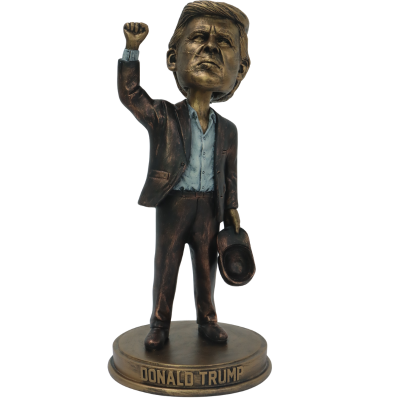 Donald Trump Fight Bronze Bobblehead