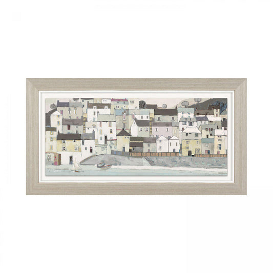 East Beach Glazed Framed Print