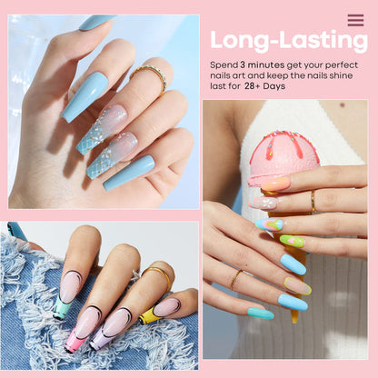 New Romantics- 6 Shades Gel Nail Polish Set 7ml Gel Polish Set MODELONES #new-romantics