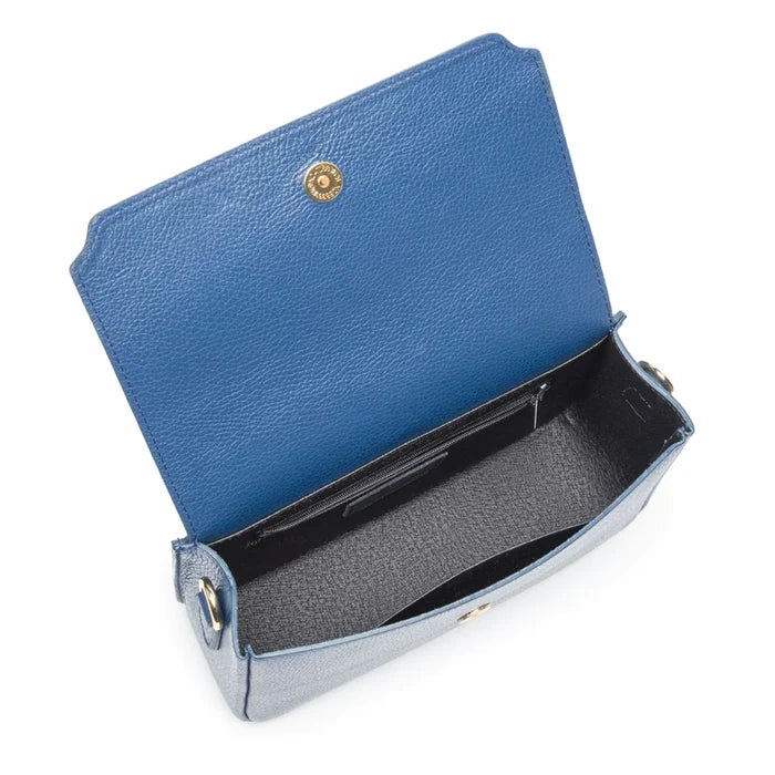 Elie Beaumont Crossbody Fold Bag - Dark Blue