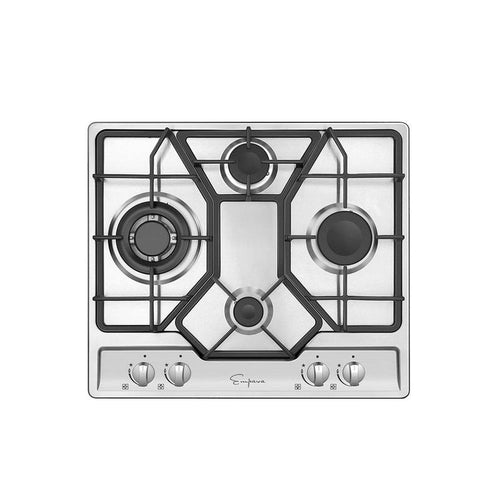 Empava 24 in. 4 Burner Built-in Gas Cooktop in Stainless Steel (24GC4B67A) main image.