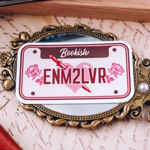 Enemies-to-Lovers License Plate Sticker Stickers