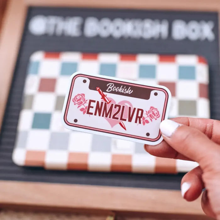 Enemies-to-Lovers License Plate Sticker Stickers