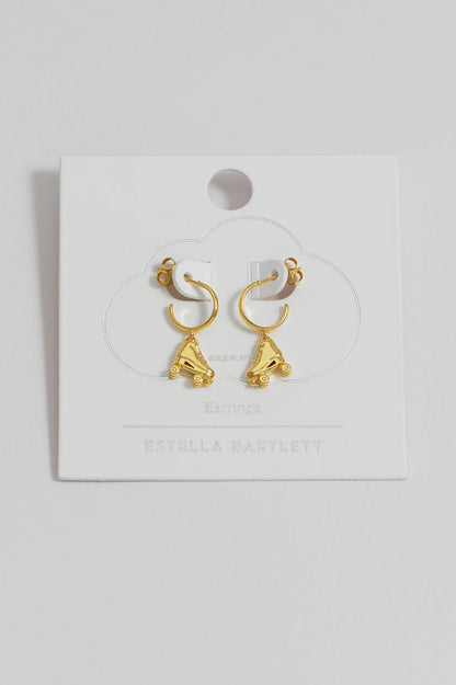 Estella Bartlett Rollerskate Hoop Earrings