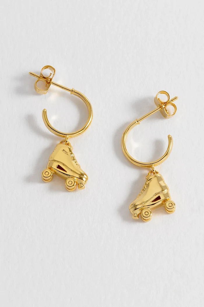Estella Bartlett Rollerskate Hoop Earrings