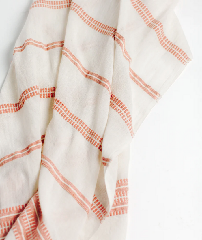 Ethiopian Hand-Woven Organic Cotton Baby Swaddle - Fair trade