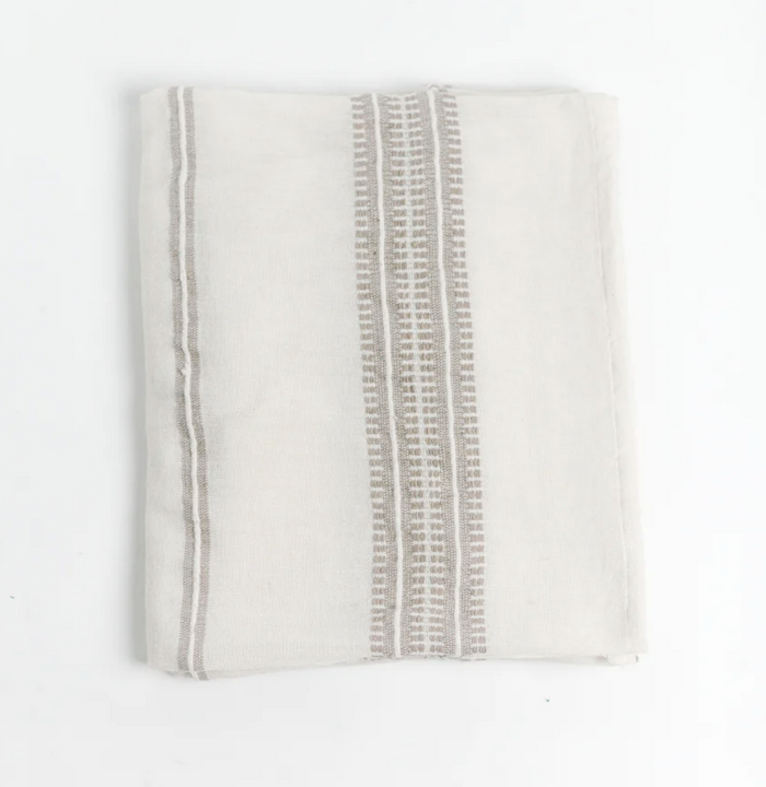 Ethiopian Hand-Woven Organic Cotton Baby Swaddle - Fair trade