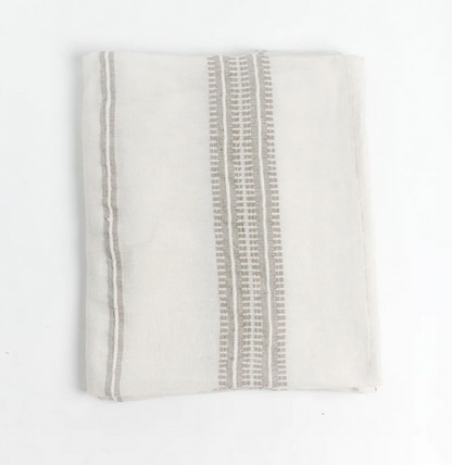 Ethiopian Hand-Woven Organic Cotton Baby Swaddle - Fair trade