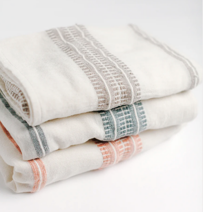 Ethiopian Hand-Woven Organic Cotton Baby Swaddle - Fair trade