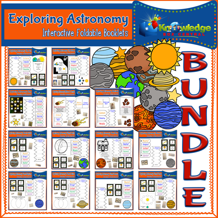 Exploring Astronomy Interactive Foldables BUNDLE