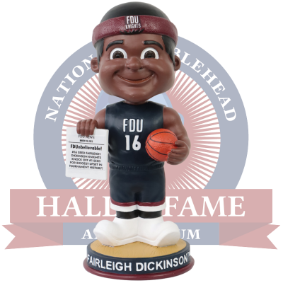Fairleigh Dickinson Knights #16 Seed Upset Bobblehead