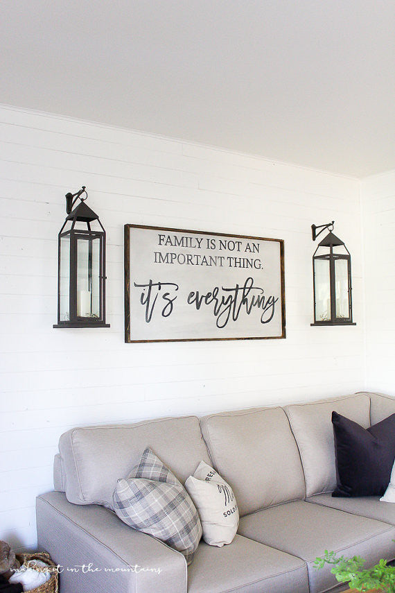 Family is Everything Sign