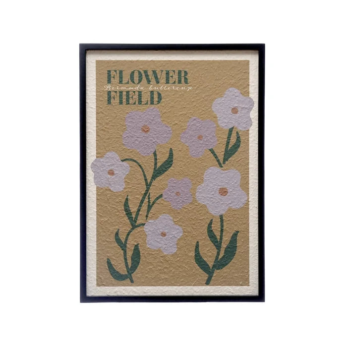 Field FLowers wall print