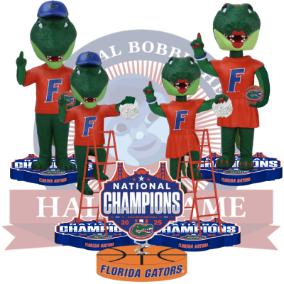 Florida Gators 2025 NCAA Men's Basketball National Champions Bobbleheads
