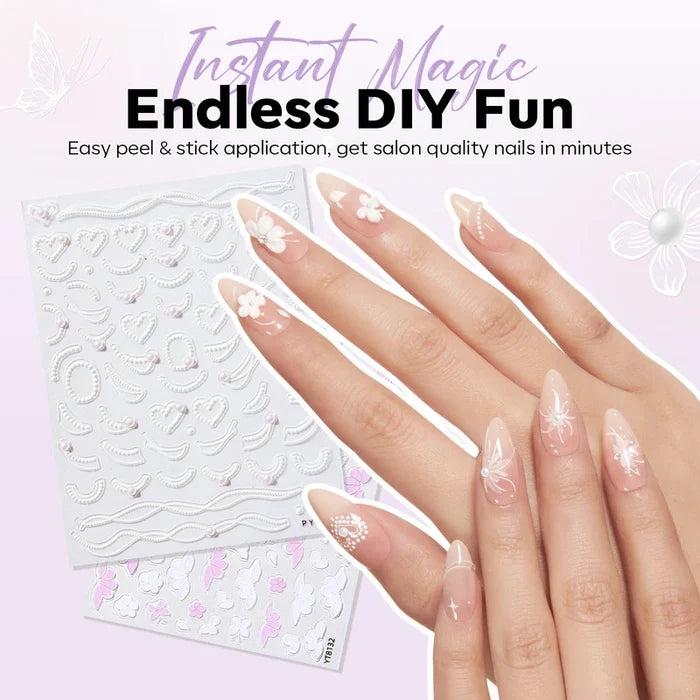 Spring Nail Art Sticker #flower-dance