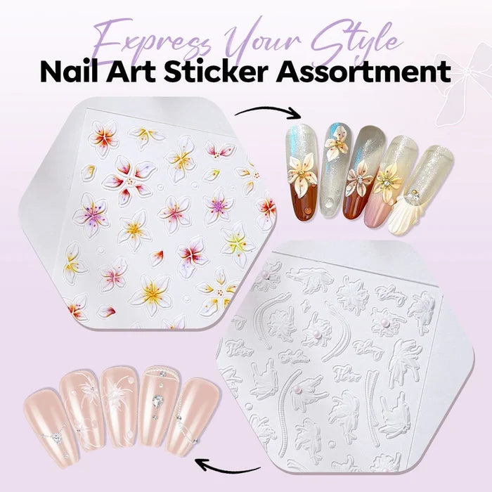 Spring Nail Art Sticker #flower-dance