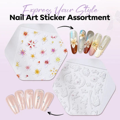 Spring Nail Art Sticker #flower-dance