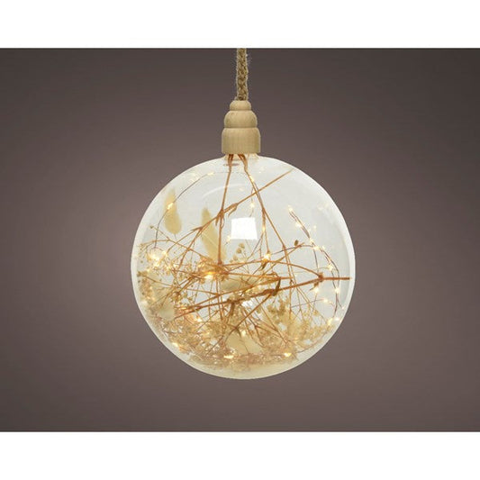Flower Filled Warm White Micro LED Indoor Ball