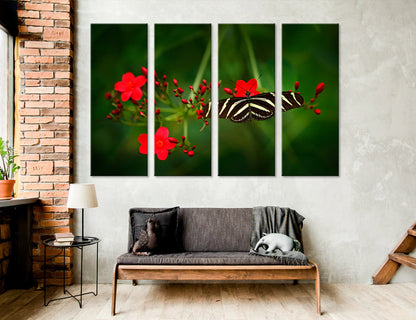 Fly of Butterfly Canvas Print #8038
