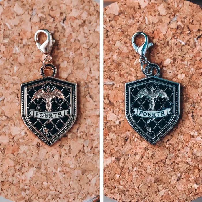 Fourth Wing Inspired Riders Quadrant Patch Charm Enamel Pins
