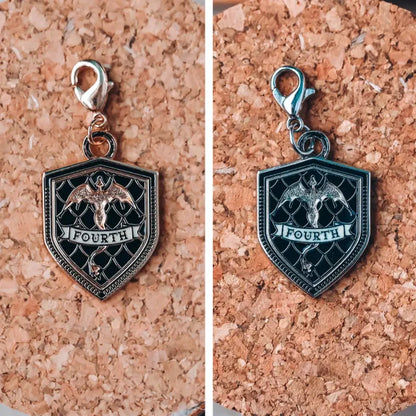 Fourth Wing Inspired Riders Quadrant Patch Charm Enamel Pins