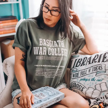 Fourth Wing Inspired: Since Conscription Heavy Weight Tee Shirt