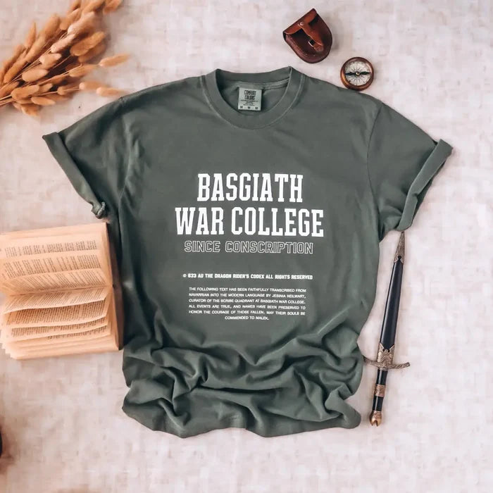 Fourth Wing Inspired: Since Conscription Heavy Weight Tee Shirt