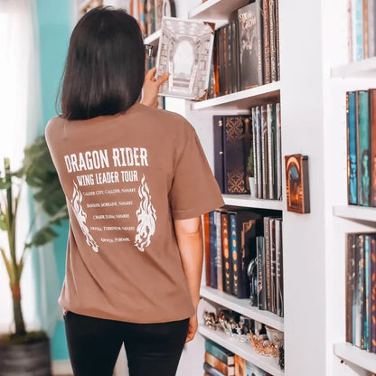 Fourth Wing Inspired: Wing Leader Tour Heavy Weight Tee Shirt