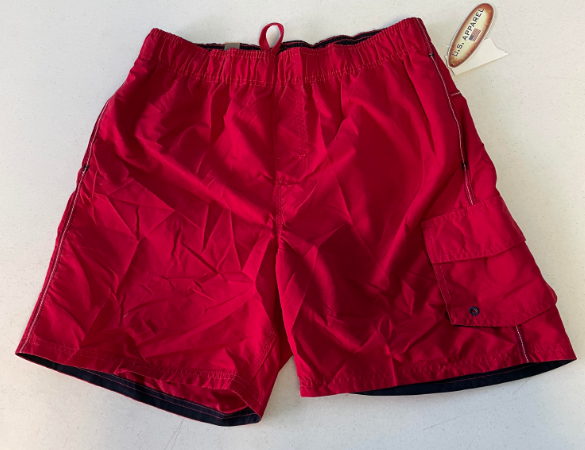 FS62 Red Men's Swim Shorts SIZE Medium
