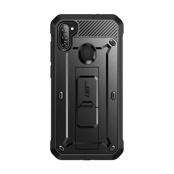 Galaxy A11 Unicorn Beetle Pro Rugged Holster Case-Black