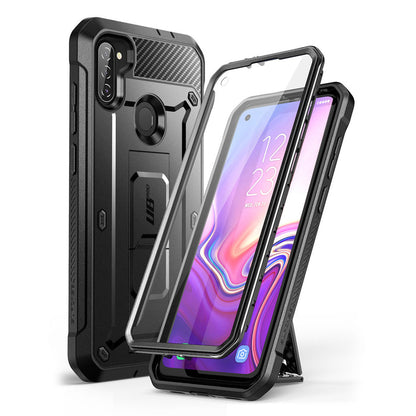 Galaxy A11 Unicorn Beetle Pro Rugged Holster Case-Black